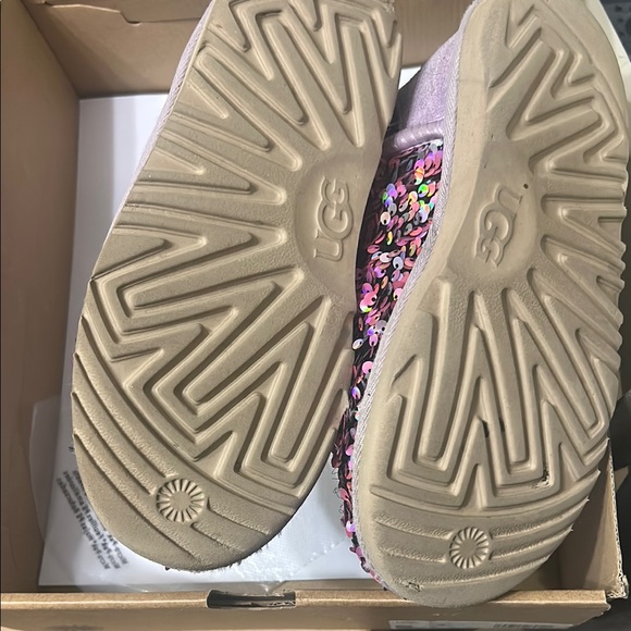 UGG Kids Sequin Boots - Pink and Purple - Picture 6 of 6